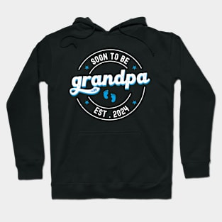 Soon To Be Grandpa Est 2024 Father's Day First Time Grandpa Hoodie